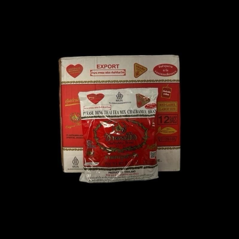 

Chatramue Thai Tea 1 Dus isi 12 bks x 400gr Teh Thailand Bpom Halal Original