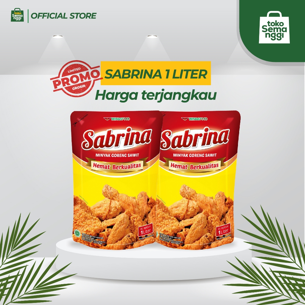 

MINYAK GORENG SABRINA 1LITER