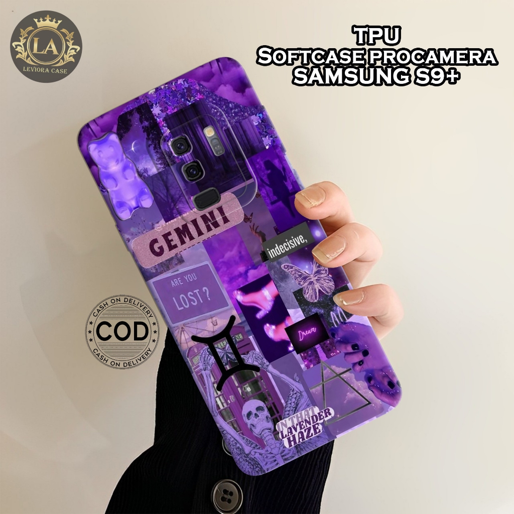 Case Samsung Galaxy S9+ Terbaru  - Leviora Case - Fashion Case Aesthetic - Softcase Samsung Galaxy S
