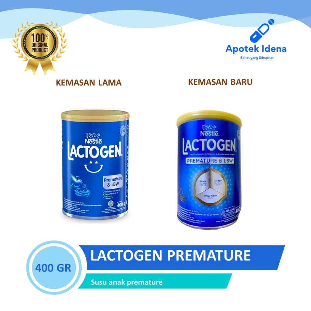 

LACTOGEN Premature LBW 400 GR Susu Formula Khusus Bayi Premature