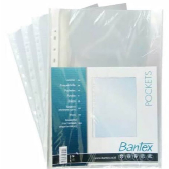 Sheet Protector Bantex F4 Clear 8843 0,06 mm isi 100