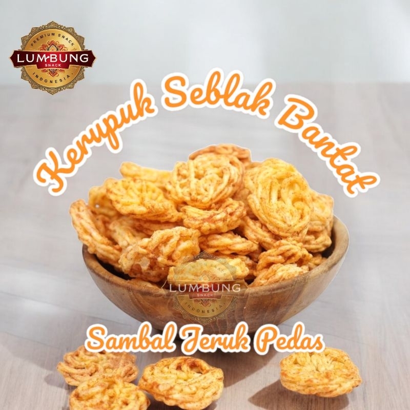 

Camilan Snack Krupuk Seblak Sebring bantat 250gr Sambal Jeruk Pedas Nikmat