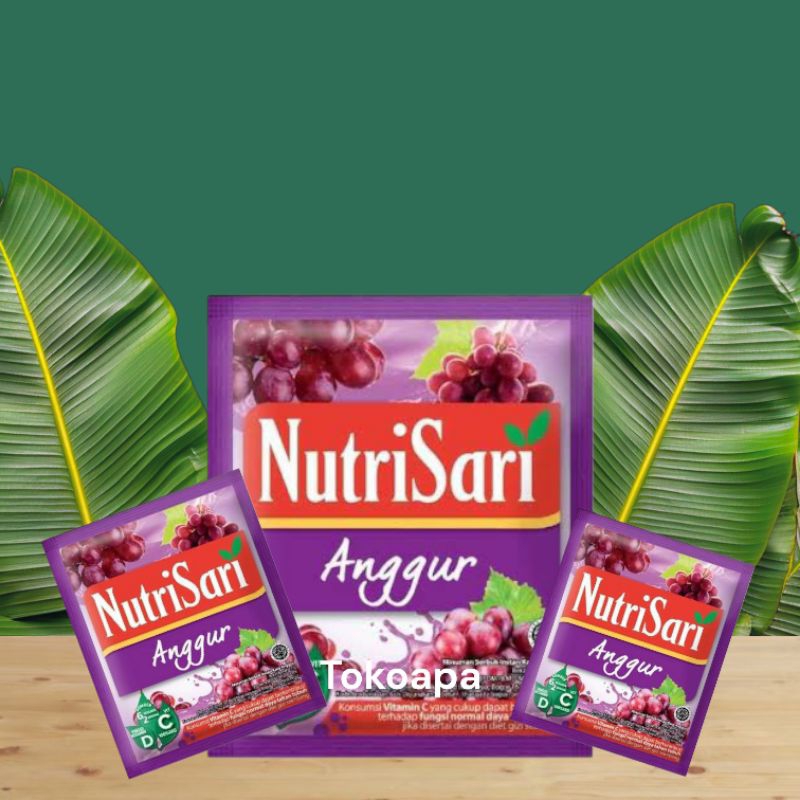 

Nutrisari Anggur 1 Renceng (10sachet)