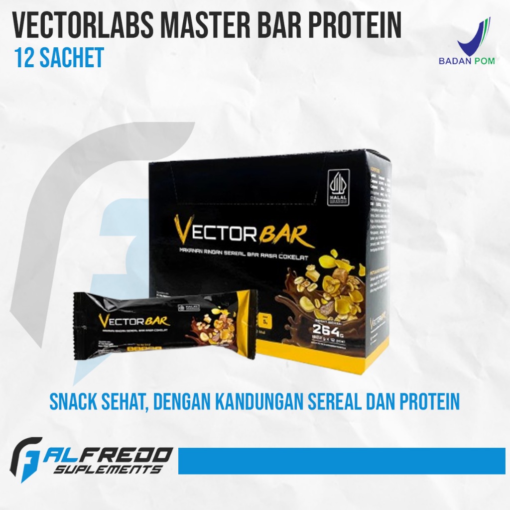 

Vectorlabs Vector Bar 12 Sachet 254 Gram Protein Bar