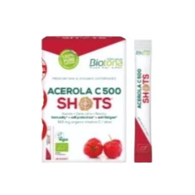 

Vitamin C Imun Biotona Acerola C 500 Raw Shoots Isi 20, 2 gram
