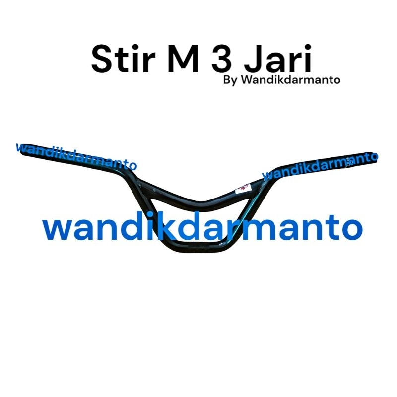 Stir Stang Bmx 3Jari Stir M 3 jari Ceper sepeda BMX 20  Drag Freestyle Tebal