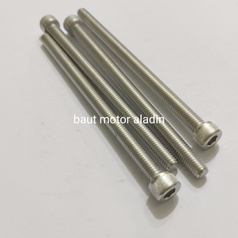 Baut 12/M8x130mm Stainless Kunci L6