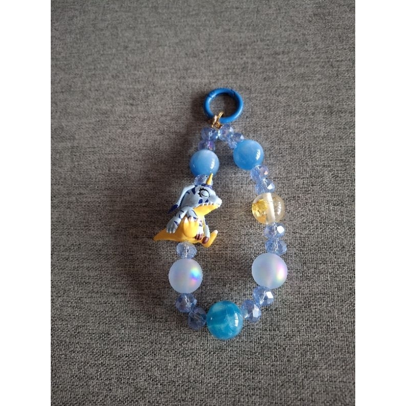 (Ready) Strap HP / Gantungan Tas Digimon Gabumon(ORI)