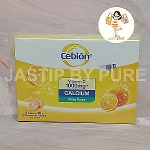 CEBION Vitamin C Orange 1000mg 10 Tablets x 4