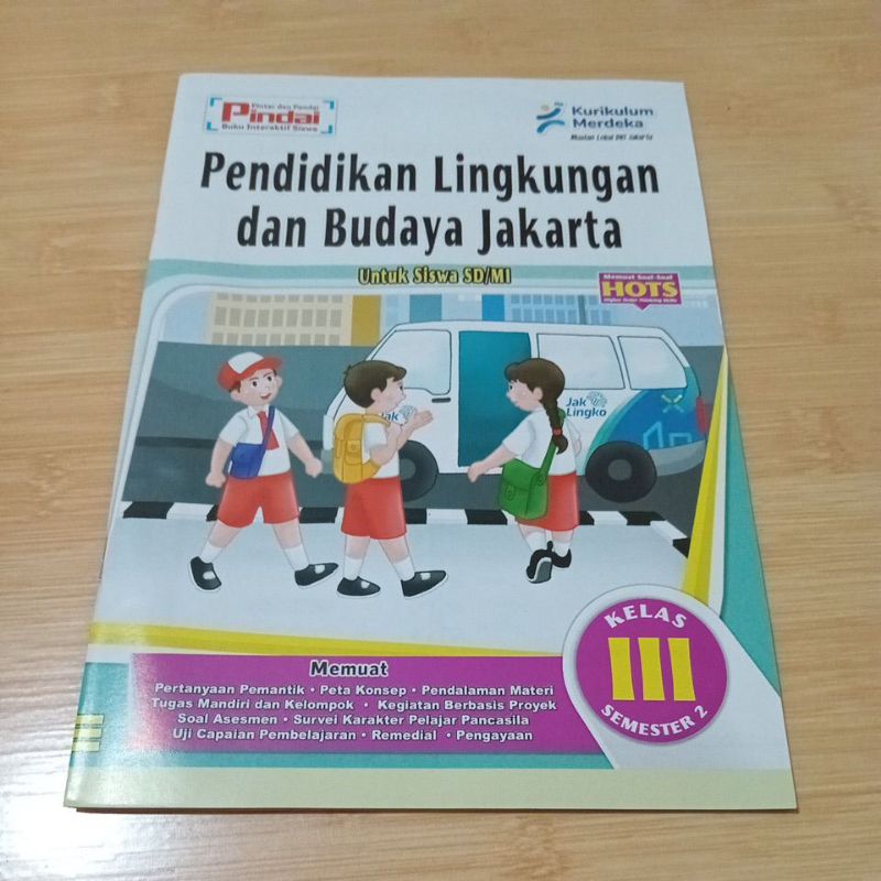 LKS "PINDAI" PENDIDIKAN LINGKUNGAN DAN BUDAYA JAKARTA ( PLBJ ) UNTUK KELAS 3 SD SEMESTER 2 //