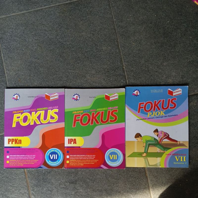 FOKUS KURIKULUM MERDEKA SMP Kelas 7 semester 2 PPKn, IPA, PJOK Original