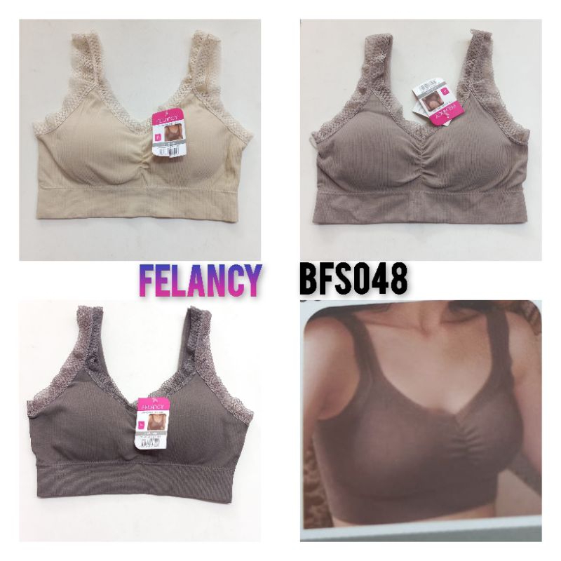 BFS048 bra bralette tanpa kawat felancy M