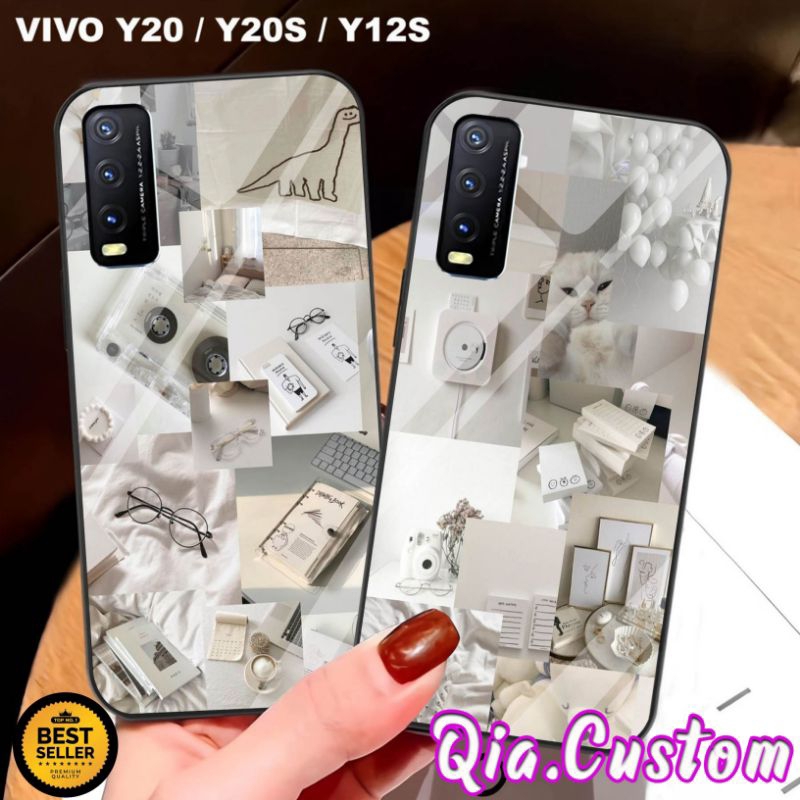 Promo Case Glossy Vivo Y20 Y20s Y12s Terbaru , Case Glossy Kilau Vivo Y20 Y20s Y12s , pelindung Hp V