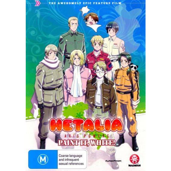 Film Dvd Hetalia Axis Powers: Paint it, White 2010 High Quality Teks Indonesia