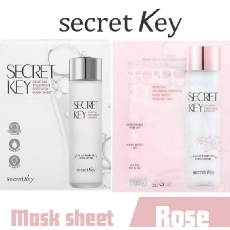 promo!! secret key sheet mask original // best masker secret key exp 25 11 2025