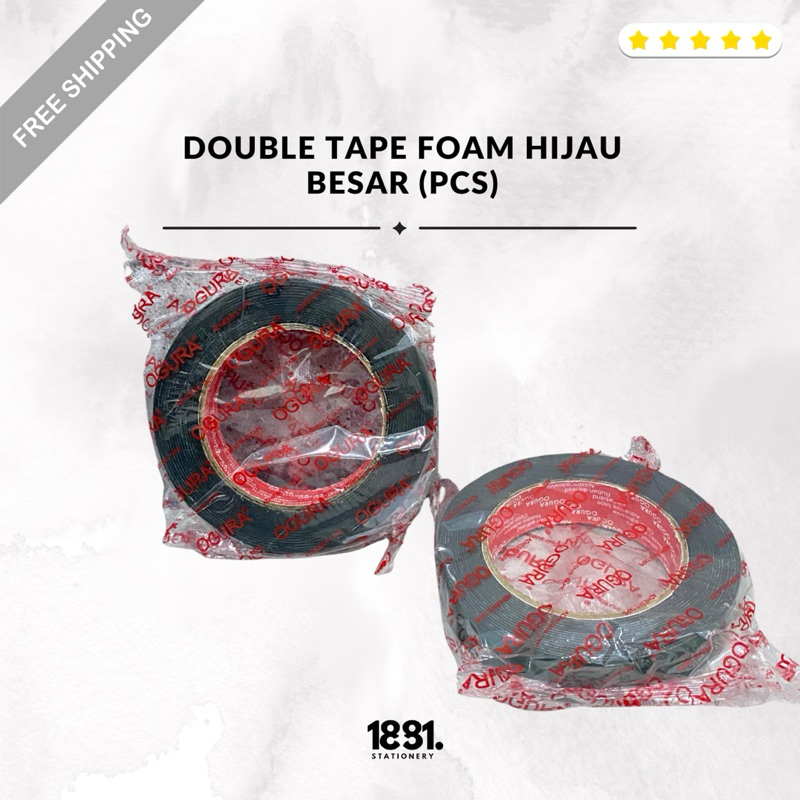 

Ogura Double Tape Foam Hijau Tebal Dan Besar (PCS)