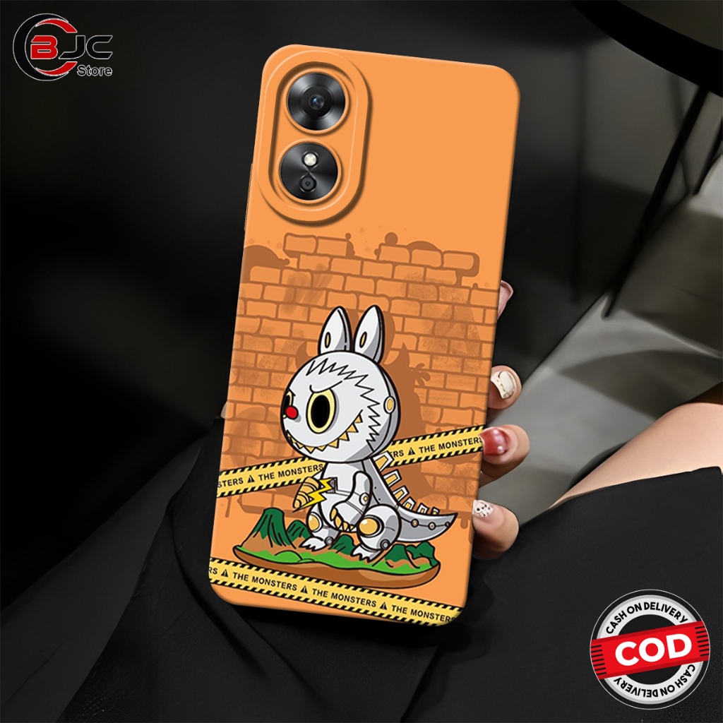 Casing Untuk OPPO A17 Case OPPO A17 Terbaru Softcase OPPO A17 Kesing OPPO A17 Silikon Procamera Maca