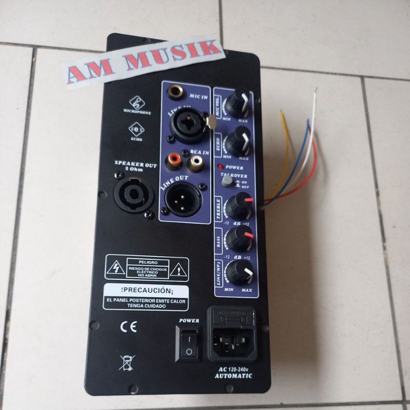 POWER KIT MESIN SPEAKER AKTIF MINI UNTUK BOX 8 INCH 500 WATT