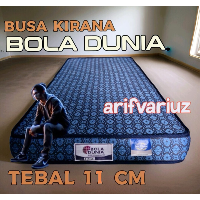 ( instan kurir ) KASUR BUSA BOLA DUNIA KIRANA TIPIS 11CM
