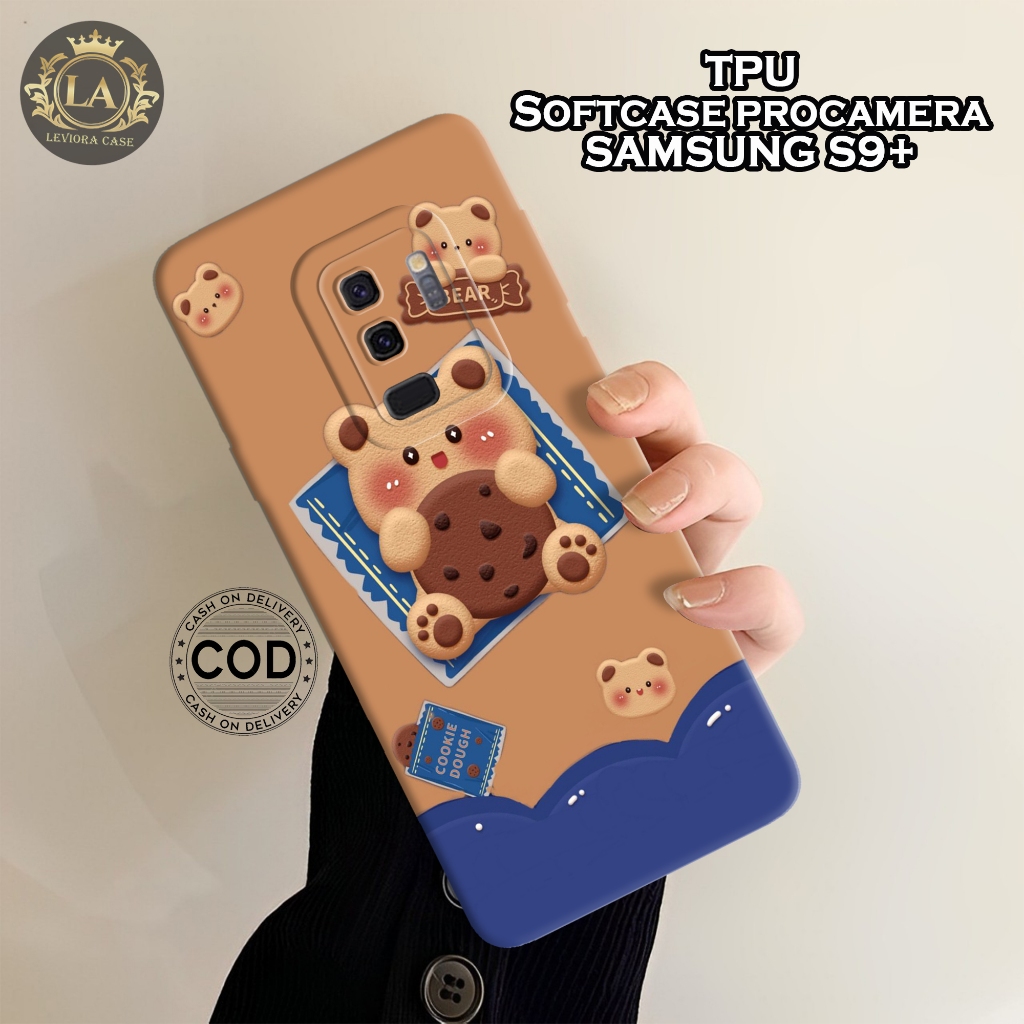 Case Samsung Galaxy S9+ Terbaru  - Leviora Case - Fashion Case Bear - Softcase Samsung Galaxy S9+ - 