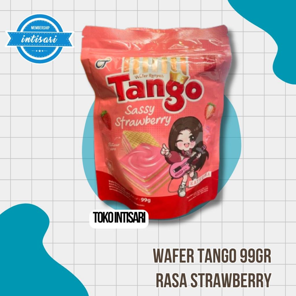 

Tango Wafer Sassy Strawberry Pouch 99g Exclusive JKT48