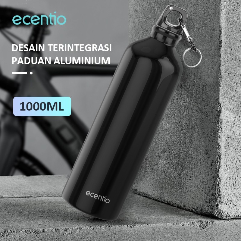 ecentio Botol Minum Olahraga alumin 1L