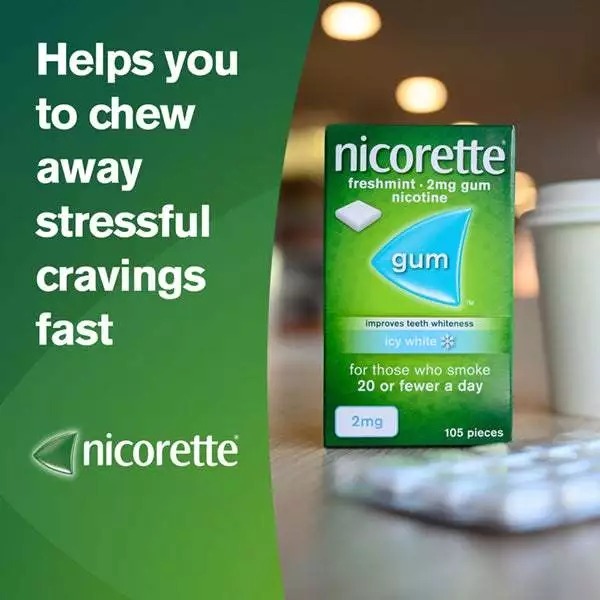 

Nicorette Quit Smoking Classic Chewing Gum 2mg 15 Pieces No Box - Suplemen Pengganti Nikotin