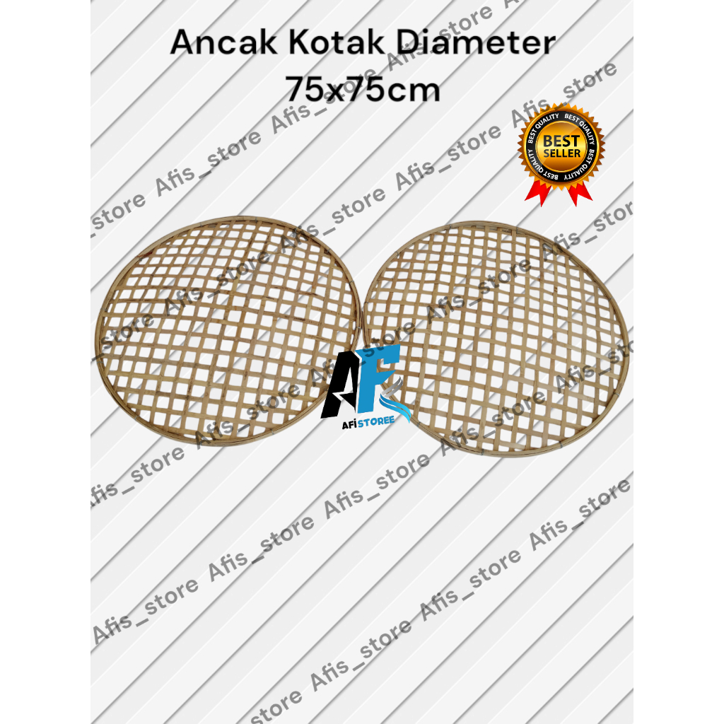 ANCAK KURUNGAN MODEL KOTAK DIAMETER 75X75CM ANCAK AYAM JAGO BANGKOK BAHAN FULL BAMBU