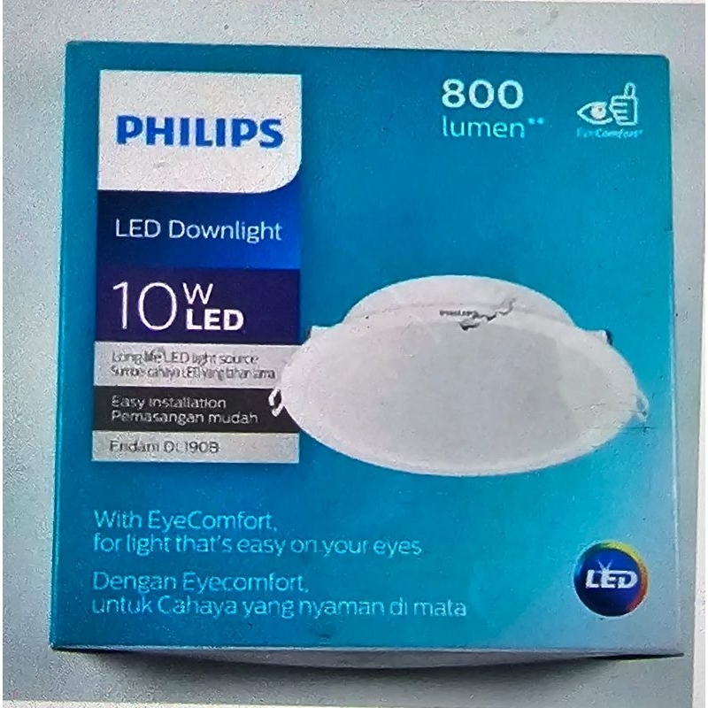 PHILIP DOWNLIGHT ERIDANI 10W PUTIH (6500K)