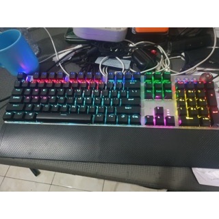 Philips G-614 Keyboard gaming wired mechanical RGB G614 Spk8614 - Chrome Black | Red Switch (Second)