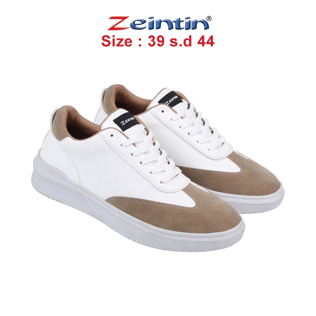 Zeintin - Sepatu Sneakers Pria Sport Putih Sepatu Pria Original Zeintin IR-BL