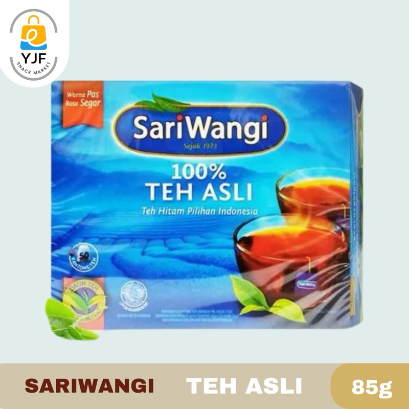 

Sari Wangi Sariwangi Teh Celup / Teh Hitam Wangi BOX - 85g isi 50kantong