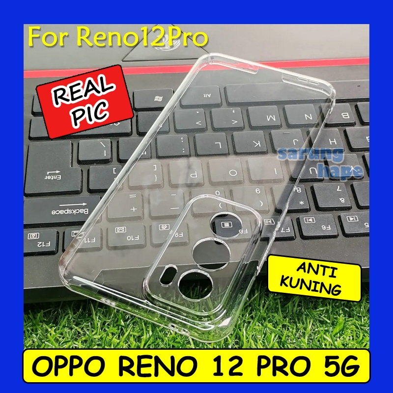 Oppo Reno 12 Pro 5G - Mika Transparan Clear Hard Case Hardcase Casing Cover Bening Keras