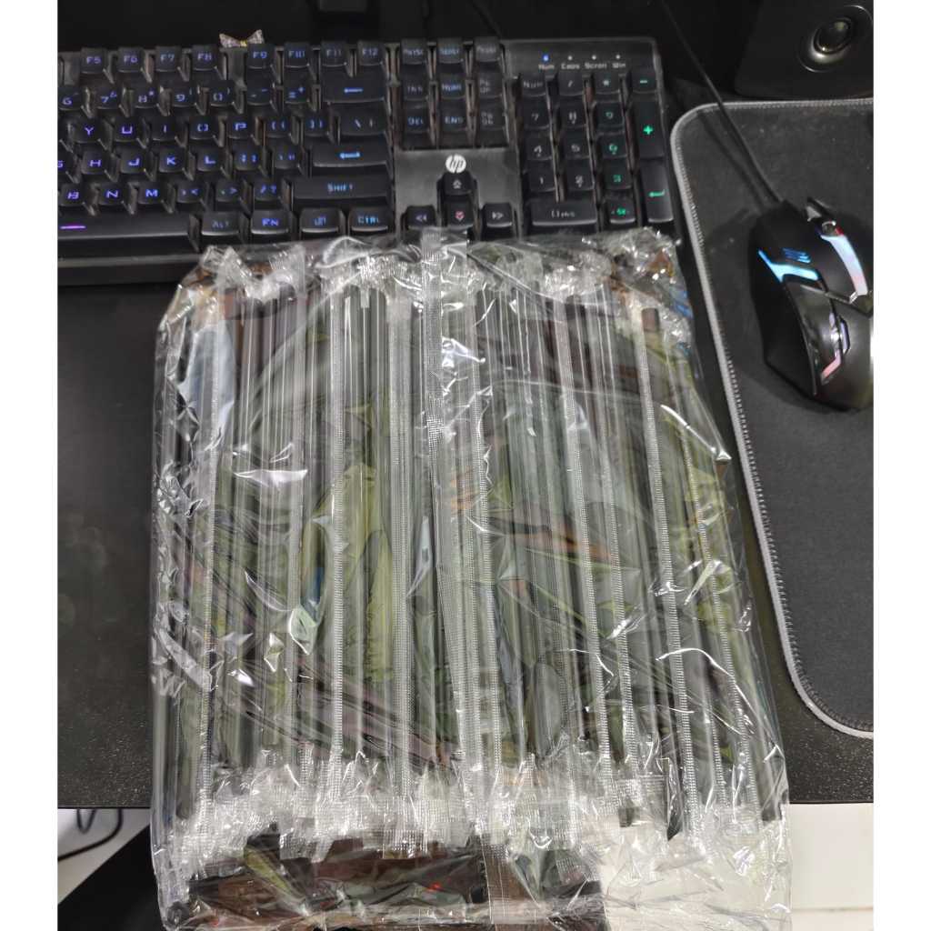 RTY SEDOTAN PLASTIK 8MM 20CM PCS Sedotan Bubble Boba Cochoc Steril