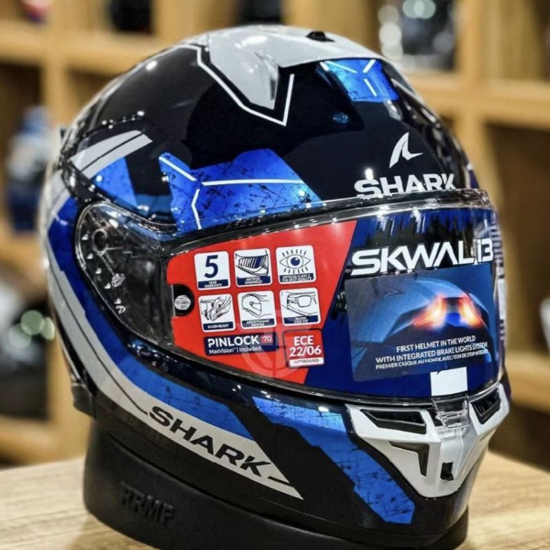 HELM SHARK SKWAL I3 RHAD BLUE FULL FACE