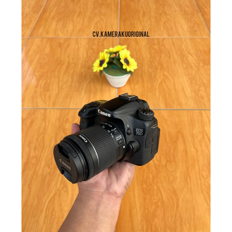 DSLR CANON 70D MULUS CANON EOS 70D MULUS SIAP PAKAI