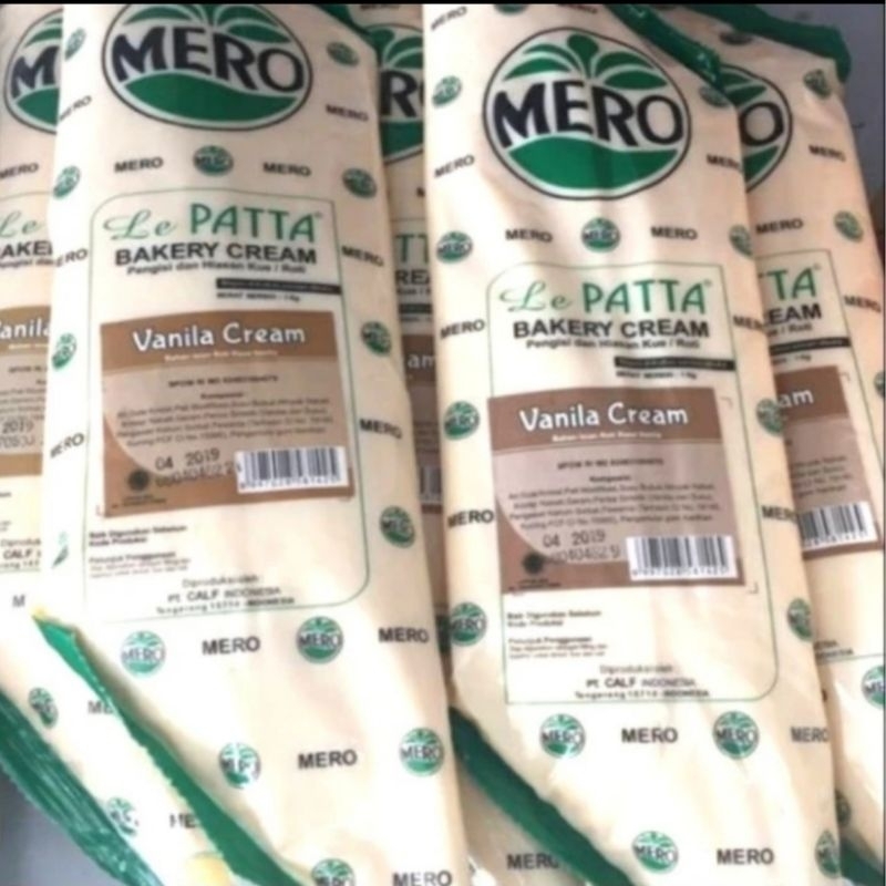 

1 dus lepatta bakery vanilla cream 1kg