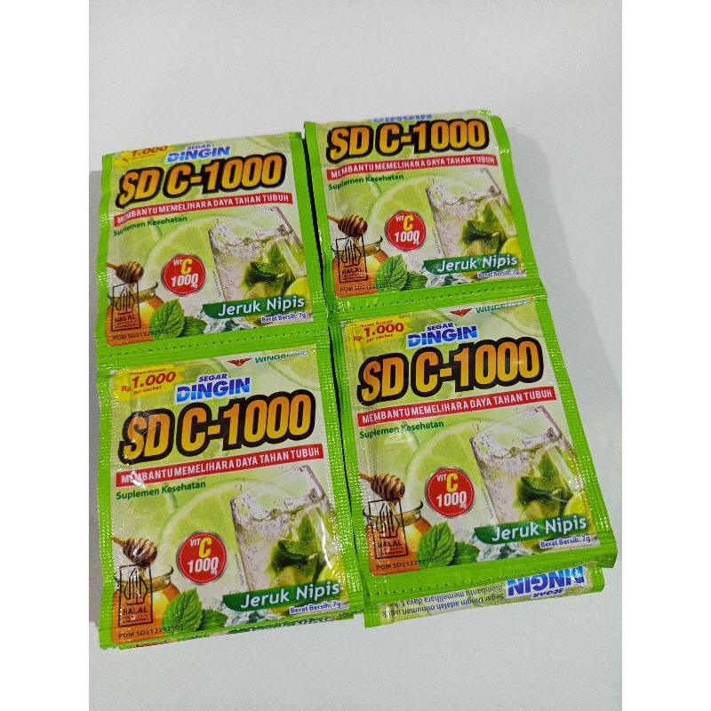 (1 PAK ISI 24 SACHET) SEGAR. DINGIN/C1000 SEGAR DINGIN
