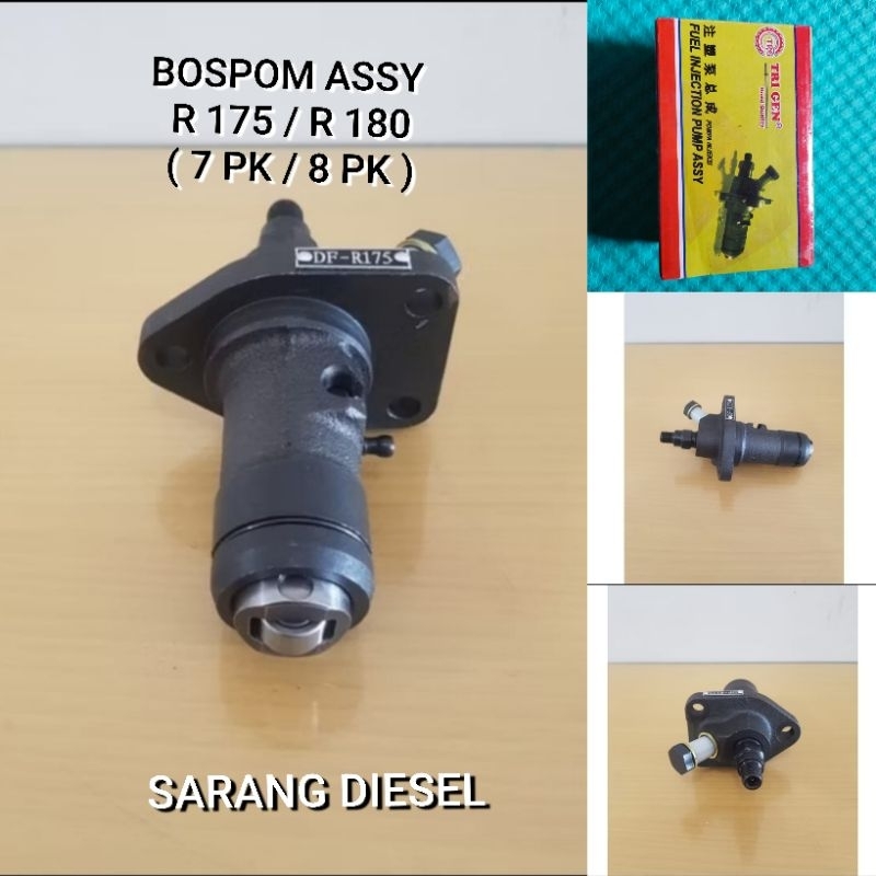 FUEL INJECT PUMP DONGFENG R 175 / R 180 BOSPOM DONGFENG R 175 / R 180 MESIN ( 7 PK / 8 PK ) ASLI TAI