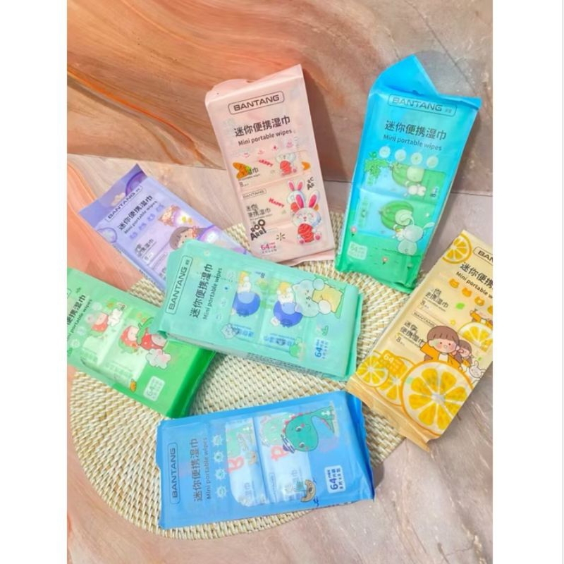 TISSUE BASAH TRAVEL MINI VIRAL TISSUE BASAH MINI