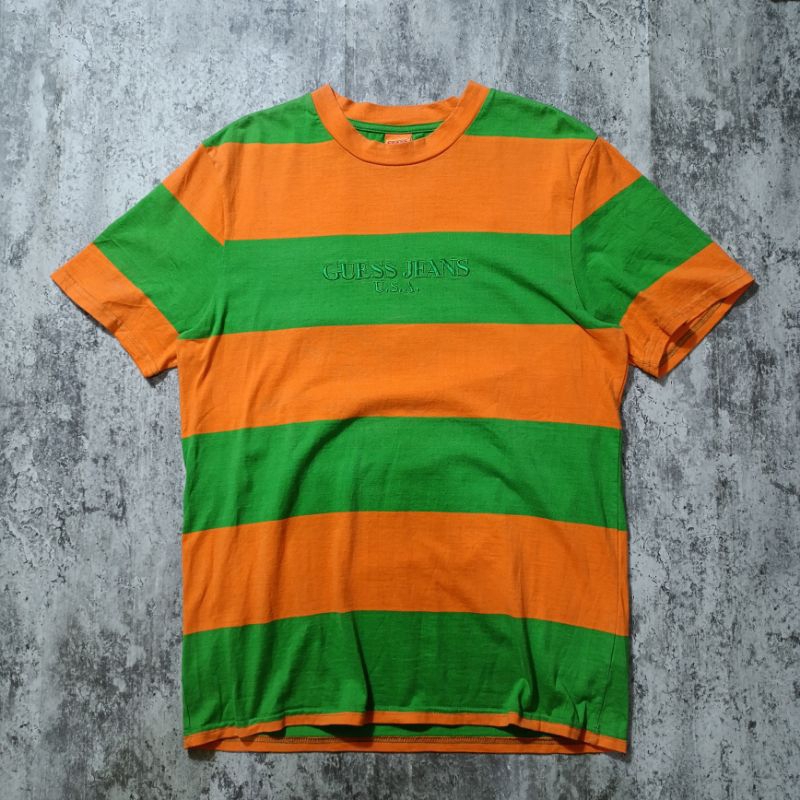 Guess X Sean Wotherspoon Stripe Tshirt
