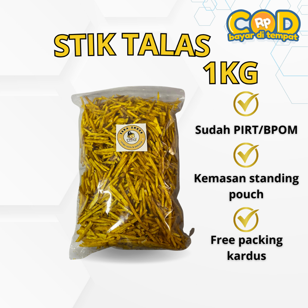 

Stik Talas | Keripik Stik Talas 1kg | Aneka Snack Murah Grosir