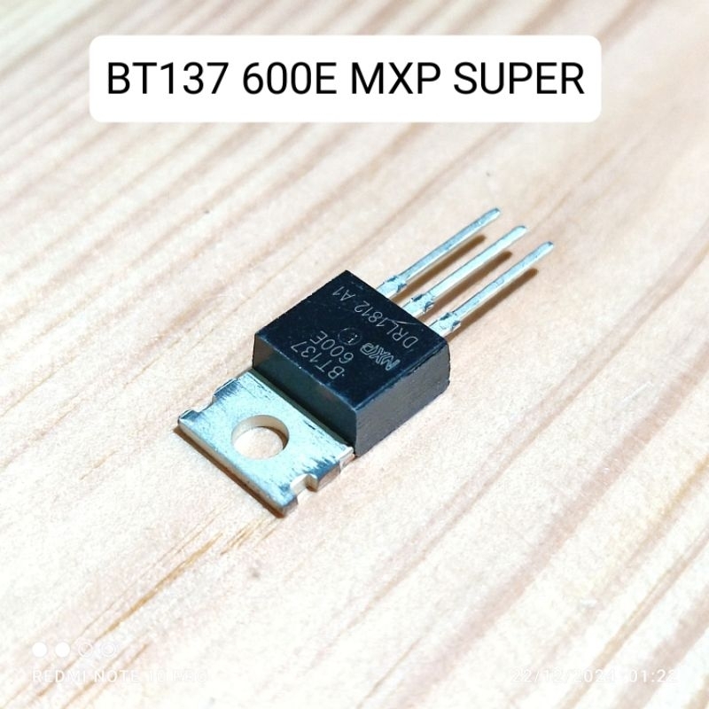 1 BUAH TRANSISTOR BT137 600E BT137 600 NXP