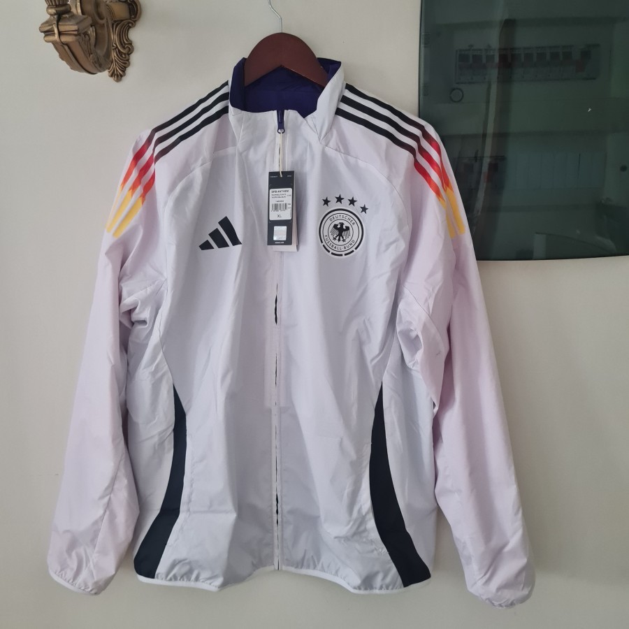 Jaket Tracktop ADIDAS Jerman Germany Anthem 24/26 IX0405 Reversible Original 100% BNWT