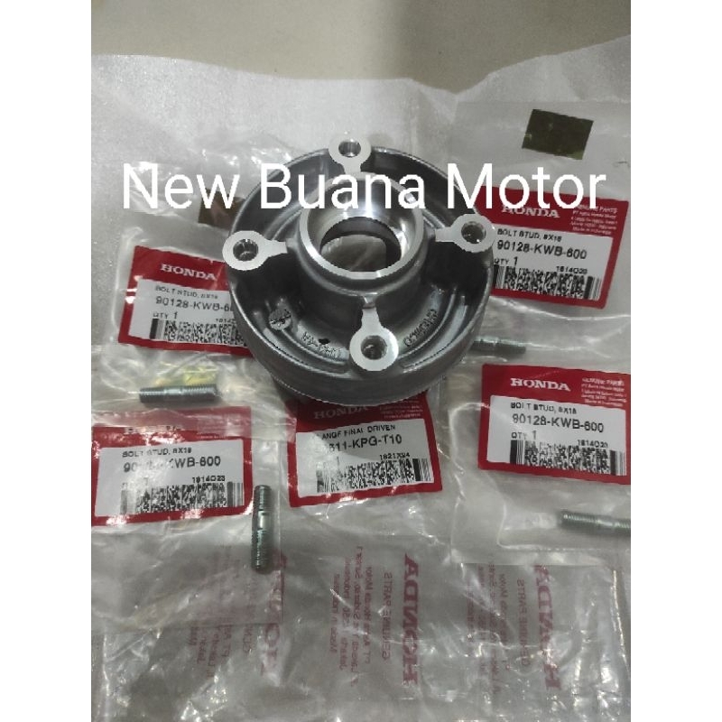 Nap Gear Roda Belakang Supra X 125 DD New Blade New Supra X125 Fi Dan Baut Nap Gear