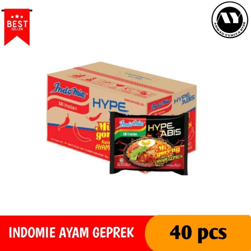 

indomie hype ayam geprek isi 40 pcs