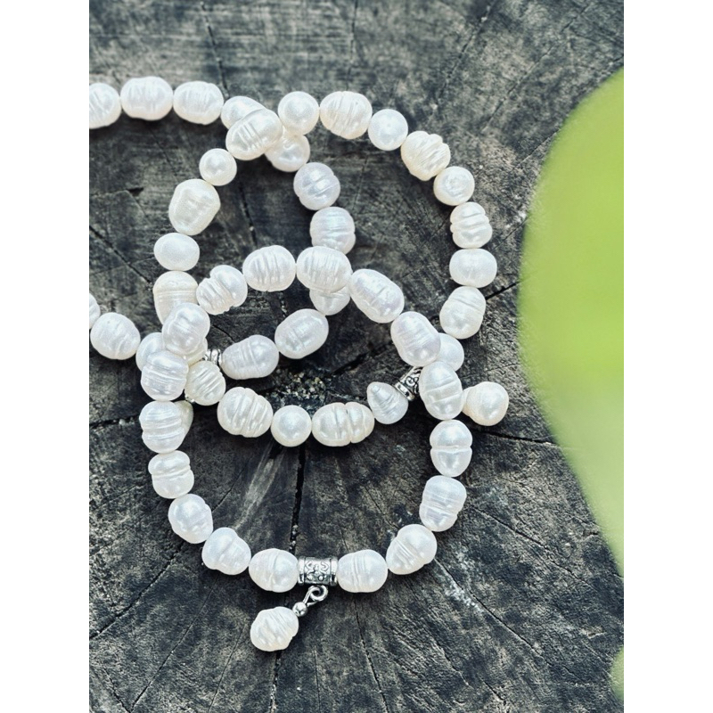 Gelang Mutiara Air Tawar Asli Lombok Mainan Udang