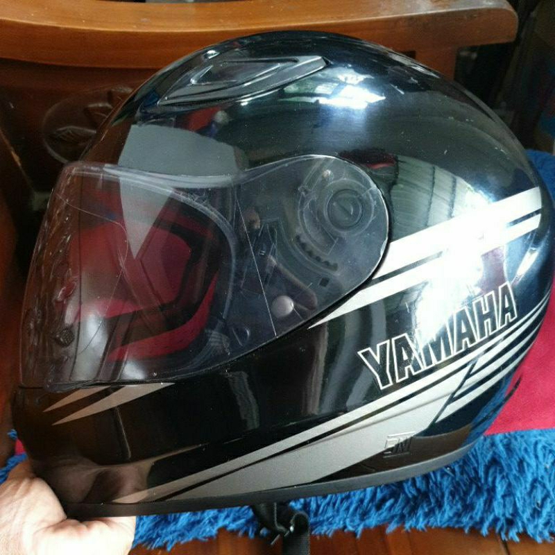 helm yamaha fullface cargloss