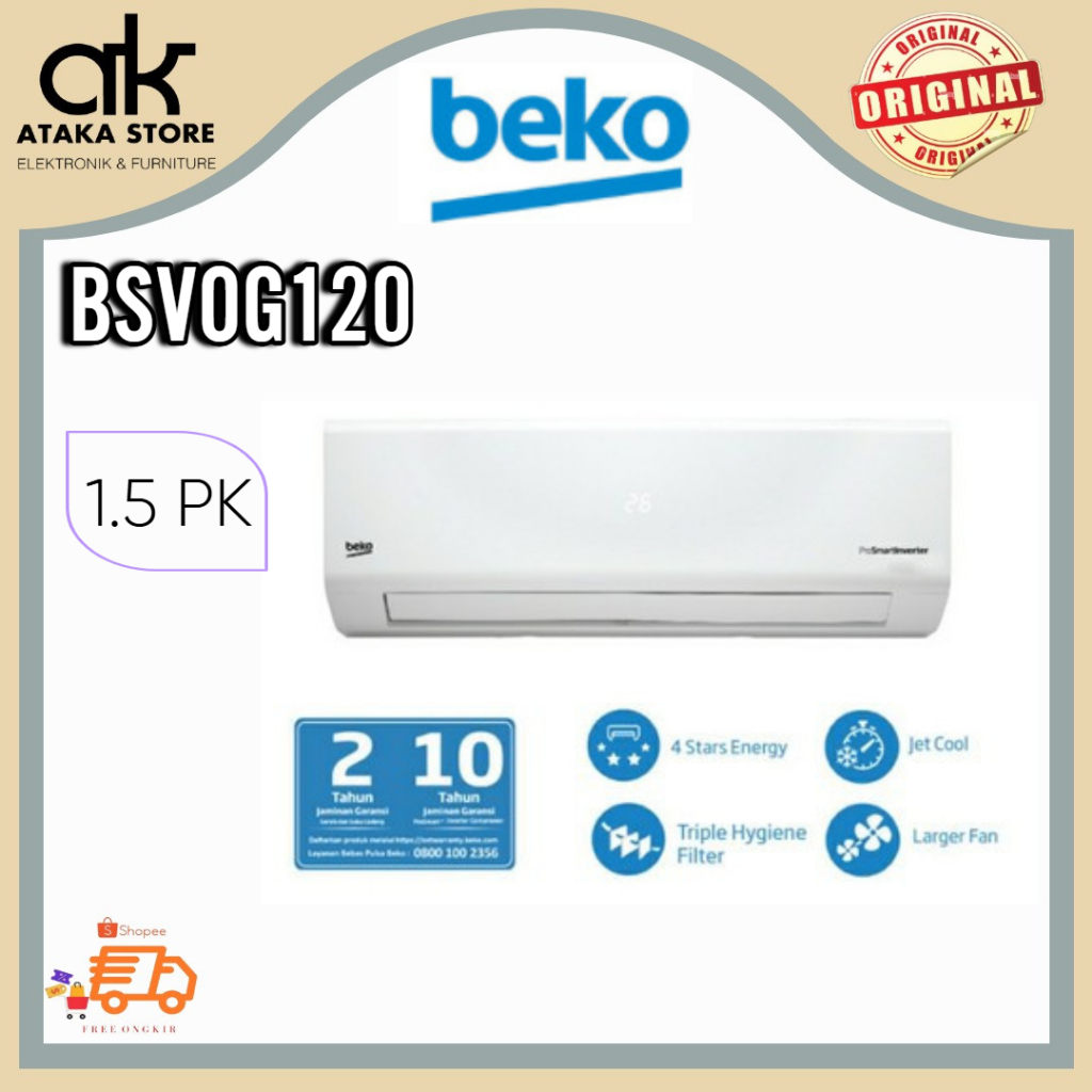 AC BEKO PRO SMART INVERTER BSVOG120 1.5PK