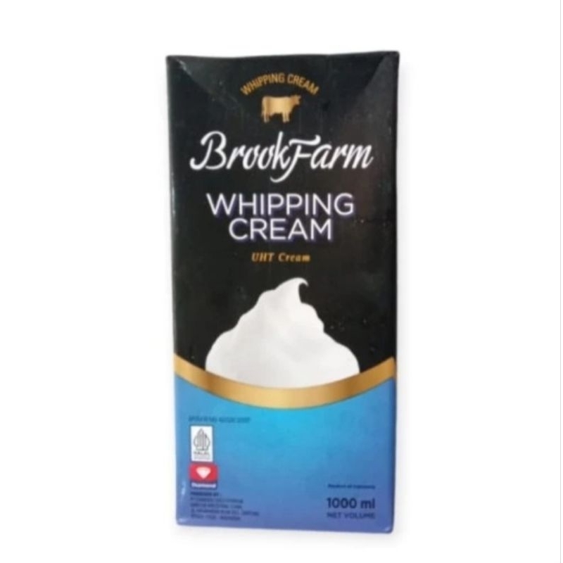 

Brookfarm whipping cream UHT 1 liter.